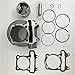 AH GY6 150cc 57mm Cylinder kits With piston ring pin for 152QMI 157QMJ Scooter Moped