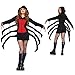 Leg Avenue Women's Cozy Black Widow Spider Halloween Costume, Red, Medium