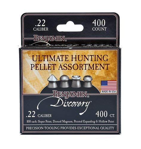 Benjamin Hunting Assortment 100each pointed domedmagnum expanding hollow 22BHPA