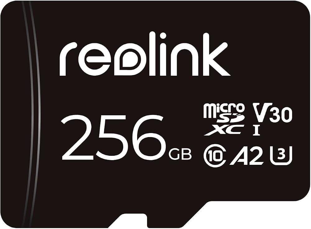 Reolink 256GB Micro SD Card Class 10 U3 A2 High Speed MicroSDXC