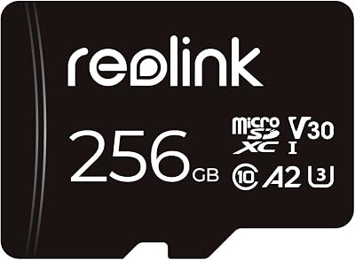 Reolink 256GB Micro SD Card Class 10 U3 A2 High Speed MicroSDXC