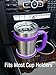 F-32 Handle - 19 COLORS - 20oz Size - Compatible with 20 Oz YETI Tumbler Travel Mug (20OZ, PURE PURPLE)