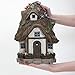 Bits and Pieces - Solar Fairy Cottage - Make Your Magical Fairy House Come to Life in Your Garden - Unique Outdoor Lawn and Garden Décor