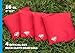 Triumph Sports Red Canvas Cornhole Bags – 4 Bags Included, Size 6