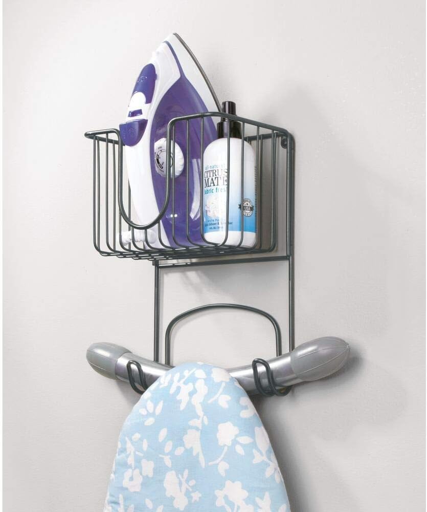 Ferro e Accessori Vari Struttura per ASSE da Stiro a Muro con ripiano