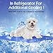 Pawaboo Pet Cooling Mat, 19.7 x 15.7 Inch Pressure Activated Self Cooling Cold Gel Mat Pad for Couches, Car Seats, Pet Beds & Kennels, Keeping Pets Dogs Cats Cool and Comfort, Blue
