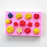Efivs Arts Flower Candy Making Silicone Mold Tray Cake Decoration Mold Fondant Chocolate Small Pastry Tool