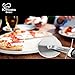 K Basix Cheese Grater & Shredder - Stainless Steel - Razor Sharp Blades - Medium Shred - Ideal Hand Grater for Hard Fruit, Root Vegetables, Nuts, Parmesan Cheese & More! (Pizza Cutter)