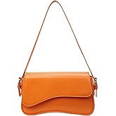 Small Shoulder Bags for Women,Crossbody Purses,Retro Vegan Leather Tote Handbag, Clutch Hobo Purse with Zipper