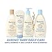 Aveeno Baby Daily Moisture Gentle Body Wash & Shampoo with Oat Extract, 2-in-1 Baby Bath Wash & Hair Shampoo, Tear- & Paraben-Free for Hair & Sensitive Skin, Lightly Scented, 18 fl. oz