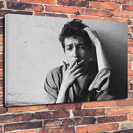 Amazon Bob Dylan ボブ ディラン 高級 キャンバス アート ポスター 絵 76x50cm 海外 大きい グッズ おしゃれ かっこいい 写真 雑貨 インテリア おもちゃ ホビー