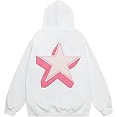 Aelfric Eden Womens Oversized Star Graphic Hoodies Fashion Long Sleeve Hoodie Pullover Hooded Sweatshirt Unisex