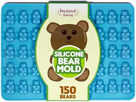 3 Pack Colorful Gummy Bear Molds - 3 Bonus Droppers - BPA Free & FDA approved - for Cute Gummy Chocolate Ice Cubes Candy