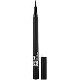 3INA The 24H Pen Eyeliner – Black Liquid Eyeliner with Precise Tip – Waterproof Eye Makeup – 24 Hour Long Wear and Non-Shine Finish - 900-0.04 oz
