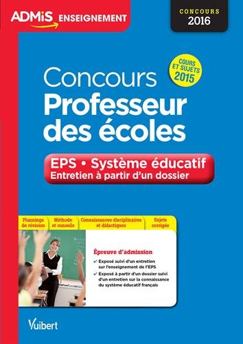 Concours professeur des écoles