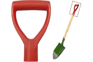 Replacement Shovel Handle,4pcs D Shaped Plastic Shovel Handle Grip, Snow Shovel Digging Rake Tool, Hand Protection Garden Acc