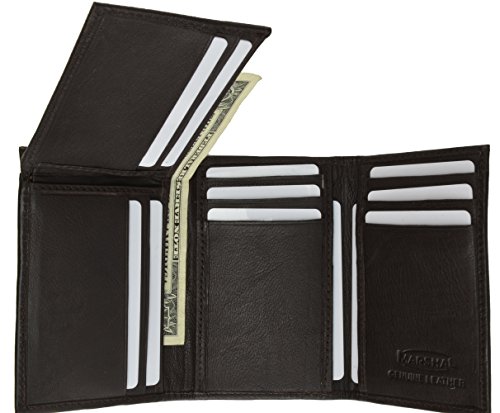 New Flip-Up Mens Wallet & Card Holder Trifold BR #239