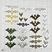 Youdiyla 30 pcs Mixed Craft Supplies Bat Beads Charms Pendants for Crafting Jewelry Findings Making Accessory for DIY Necklace Bracelet (HM32)