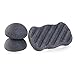 PIXNOR Konjac Sponge All Natural Facial Body Sponges with Activated Bamboo Charcoal - 3 Pack