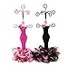 Lady Mannequin Holder Earring Bracelet Necklace Jewelry Model Stand Display Hot (Black)