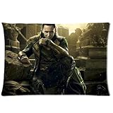 Custom Tom Hiddleston The Avengers Loki Laufeyson Pillowcase Standard Size Design Cotton Pillow Case