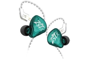 KZ ZSTX in Ear Headphone, KINBOOFI 1BA 1DD HiFi Earphone with Hybrid Driver High Fidelity Sound IEM Headset with Detachable C