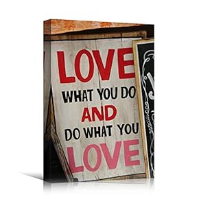 signwin Canvas Wall Art Painted Words Bedroom Industrial...