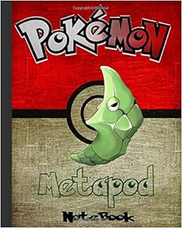 Pokemon Metapod Notebook トランセル Kids Journal Diary Pages Lined 1 Page Color 1 Sketch Page 110 Page Blank Lined Journal Publishing Pokemon Gift Amazon Com Books