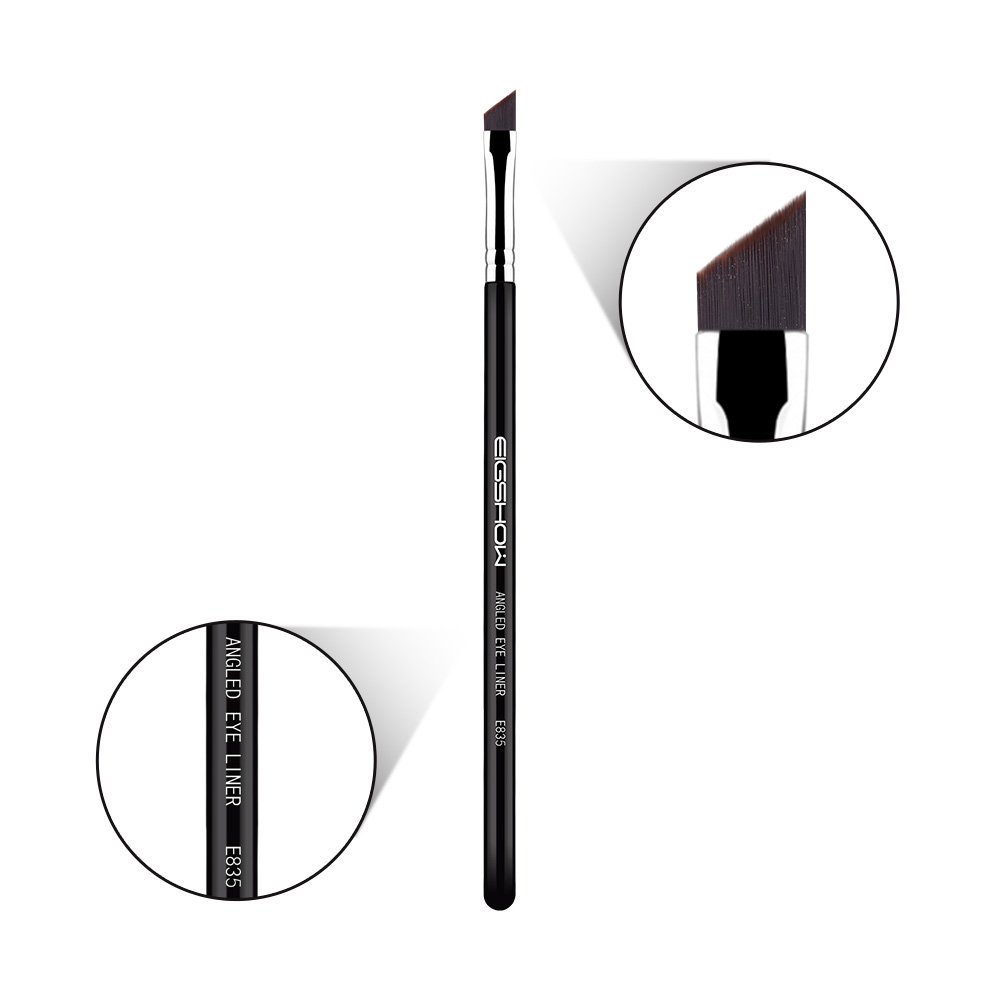 Eyeliner Makeup Brush Makeup Angle Eyebrow Kabuki Brush Eigshow Portable Eye Powder Foundation Brush, Beauty Cosmetic Tool