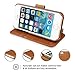 TANNC iPhone 5S Case iPhone SE Case [Screen Protector Included] Flip Leather Wallet Phone Case [Layered Dandy] - [Card Slot][Flip][Wallet] - For Apple iPhone 5S / SE Devices - Brown