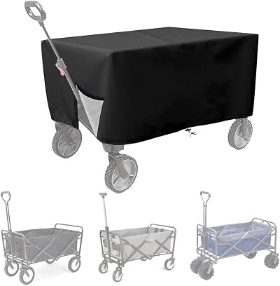 ConBlom Folding Wagon Cover 600D Waterproof UV Resistant 38"D x 22"W