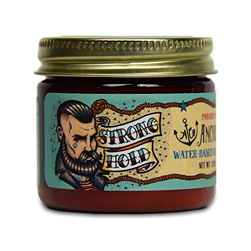 Anchors Hair Company Strong Hold Water Based Styling Pomade (2.3 Ounce)
