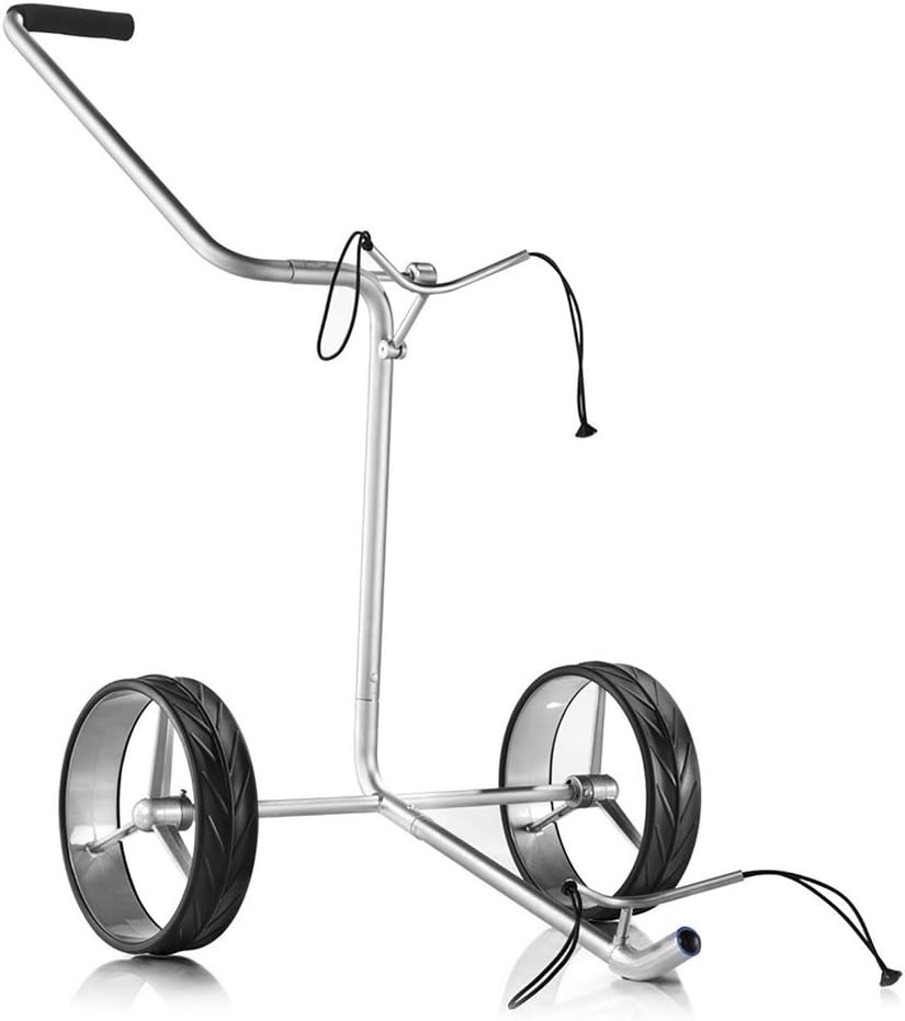 JuCad Titan 2-Wheel Manual Trolley Push Cart Titanium