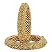 MUCH-MORE Peacock Traditional Open able Bangle with Crafting Work for Women (PB-276, 2.4)