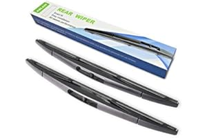 Rear Wiper Blade,ASLAM 14B Rear Windshield Wiper Blades Type-E for Original Equipment Replacement,Exact Fit(Pack of 2)