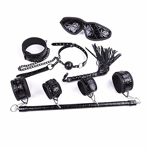 Eer2O Bundle 6 Sets Black Beds Women Men Bedroom Adults Erotic Lingerie B/D/S/M Set Love Toy Sexy Game Couple