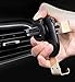 Walless Car Phone Holder, Air Vent Car Mount, One-Handed Performance Compatible for iPhone 7/7plus 6 6s, Samsung Galaxy S7 S6 & Other Smartphone (Golden)