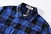 OLRAIN Men's Classic Plaids Long Sleeved Casual Shirts