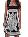 QegarTop WomenTube Dress Coverup Strapless Beach Dress Swimwear Boho Bathing Covers Black