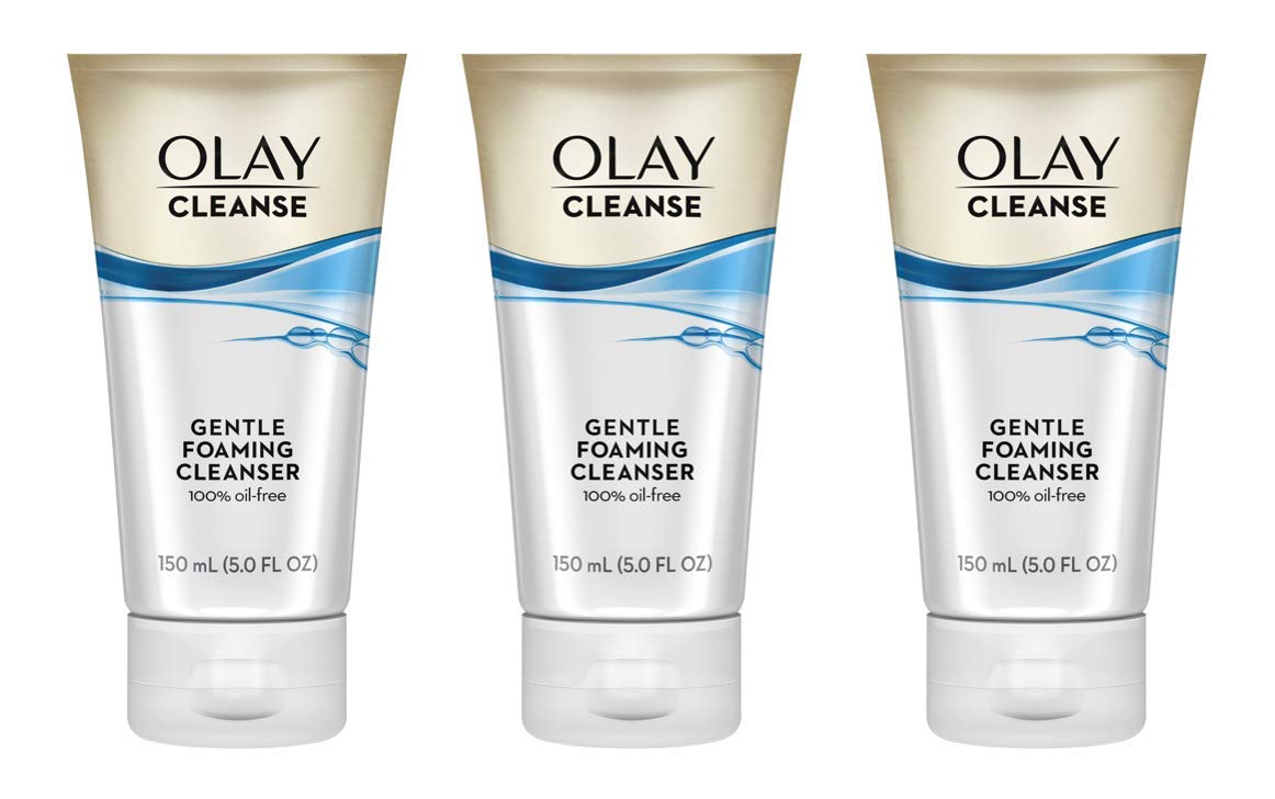 olay gentle foaming cleanser