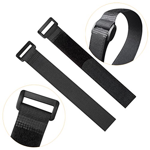 Adjustable Fastening Securing Cable Straps Black YiwerDer 6Pcs 24 x 2