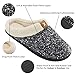 ULTRAIDEAS Mens Slip On Slippers, Sherpa Lined House Shoes with Memory Foam for Indoor Outdoor, Machine Washable (Meteorite Grey, Size 11-12)