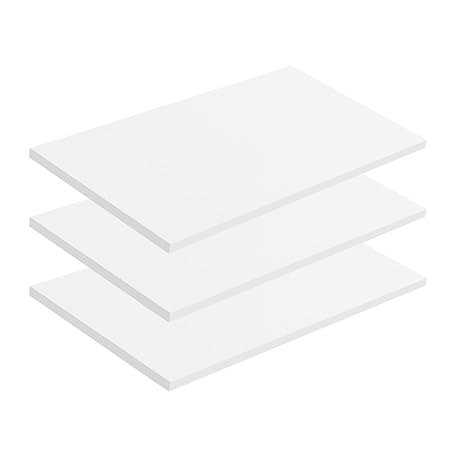 mokebo® 'Die Einleger' 3er-Set Einlegeböden Mehrzweckschrank, Aktenschrank, Schuhschrank, Kleiderschrank, 57x1,5x29,5 cm (B/H