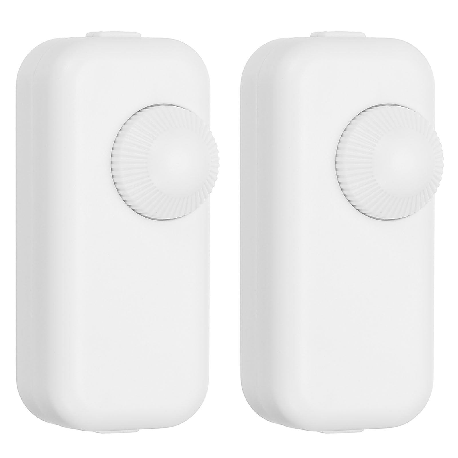 PATIKIL Inline Lamp Switch, 2pcs Rotary Dimmer LED Light Controller Brightness Control Cord Switch Replacement for Table Floor Lamp Pendant Lighting, White
