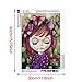 DIY 5D Diamond Painting Kits For Kids & Adults, Betionol Painting Cross Stitch Full Drill Crystal Rhinestone Painting By Number Kits, Lovely Butterfly Girl, 9.8 x 13.7 inch
