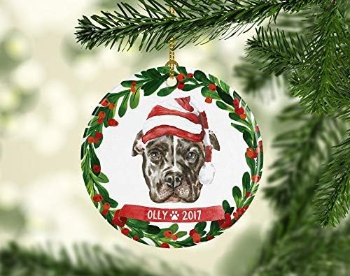 personalised dog christmas ornaments