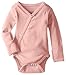 L'ovedbaby Unisex Baby 100% Organic Kimono Bodysuit (Coral, 3-6m)