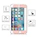 iPhone 6s Plus Screen Protector, Venoro [Full Coverage] Tempered Glass Screen Protector [Anti Fingerprint / Scratch] for iPhone 6 Plus and 6s Plus (Rose Gold)