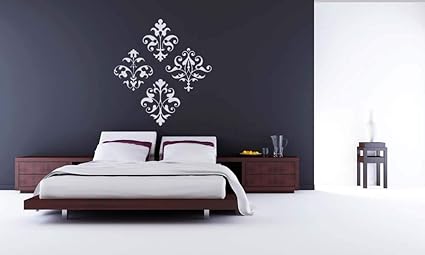 Amazon Com Damask Wall Decor Damask Decor Fleur De Lis Wall Decor