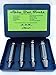 Spin Out Tools 4-Piece Dual Tip HSS Damaged Screw Extractor Set with Case